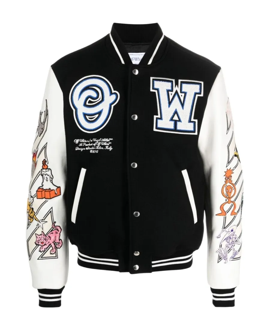 Logic Patch Varsity Jacket