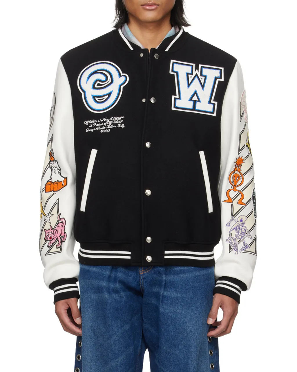 Logic Patch Varsity Jacket