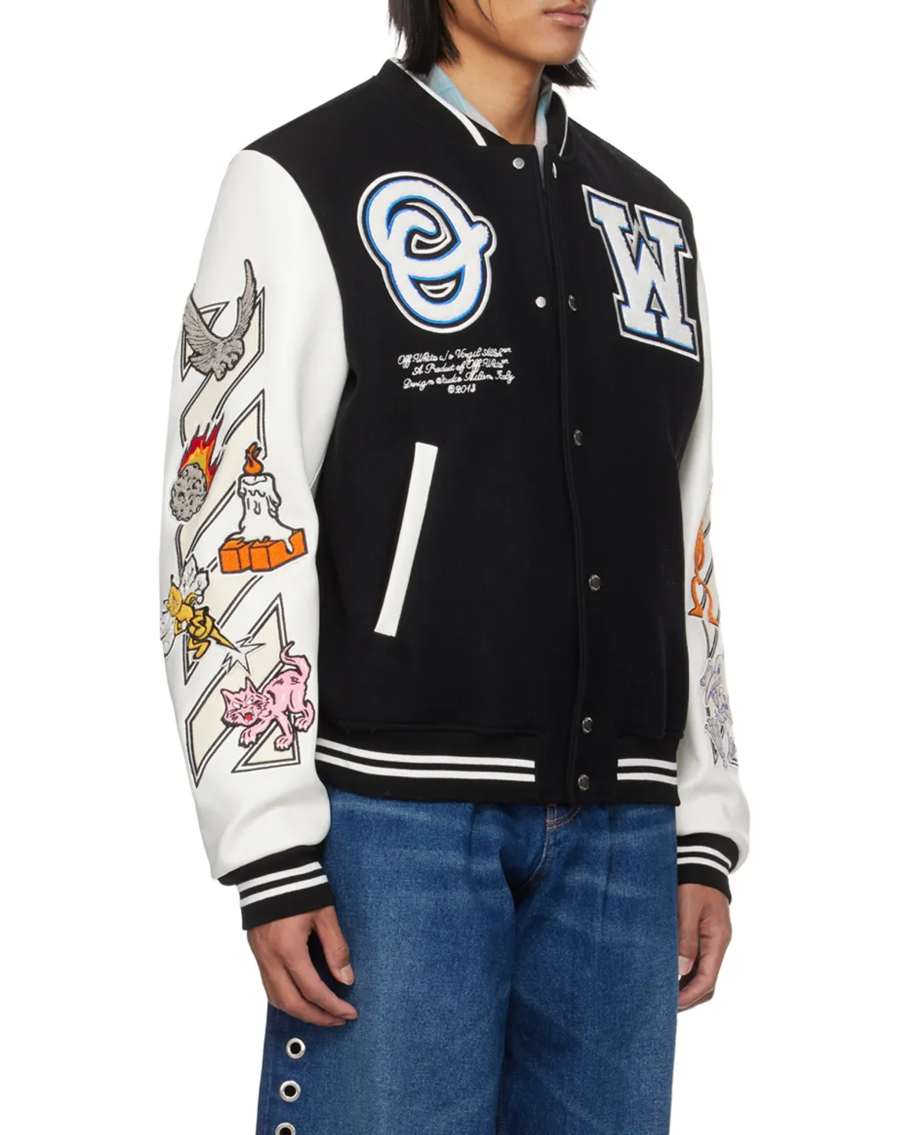 Logic Patch Varsity Jacket