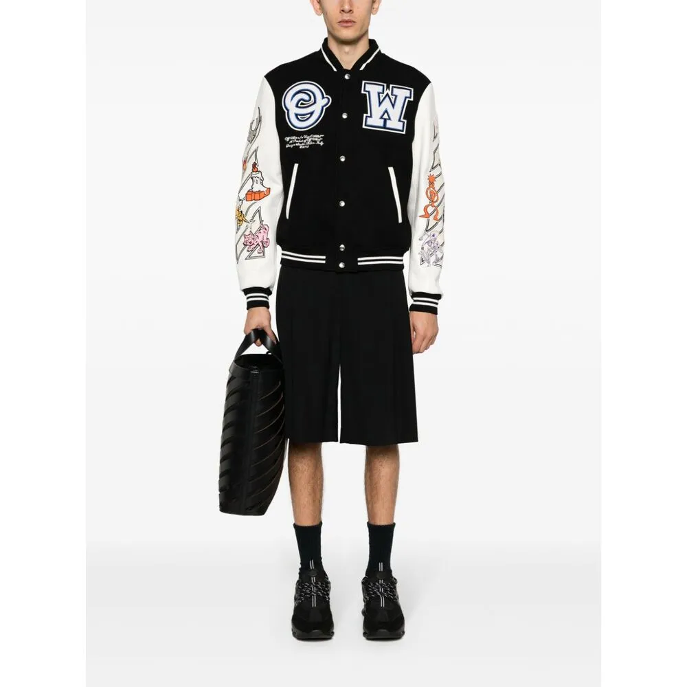 Logic Patch Varsity Jacket