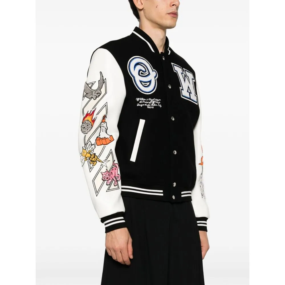 Logic Patch Varsity Jacket