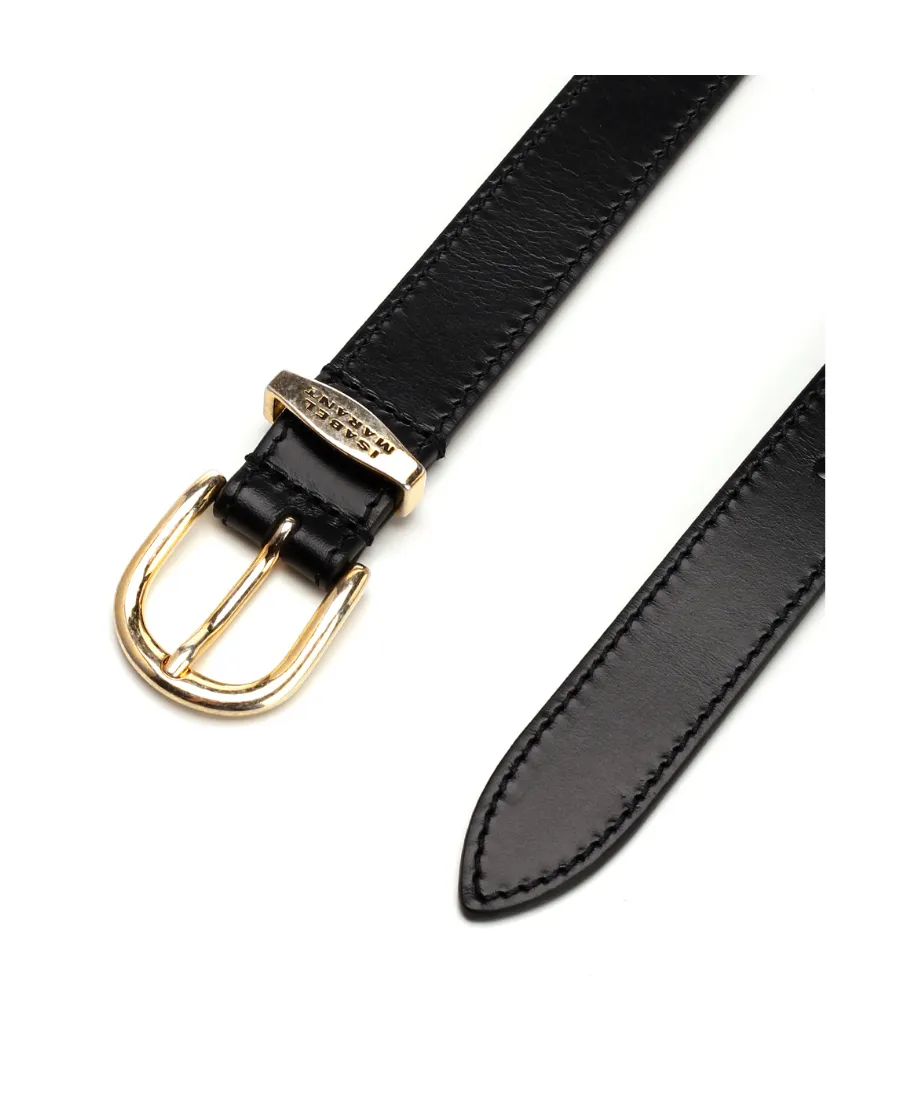 Isabel Marant Logo Engraved Buckle Belt