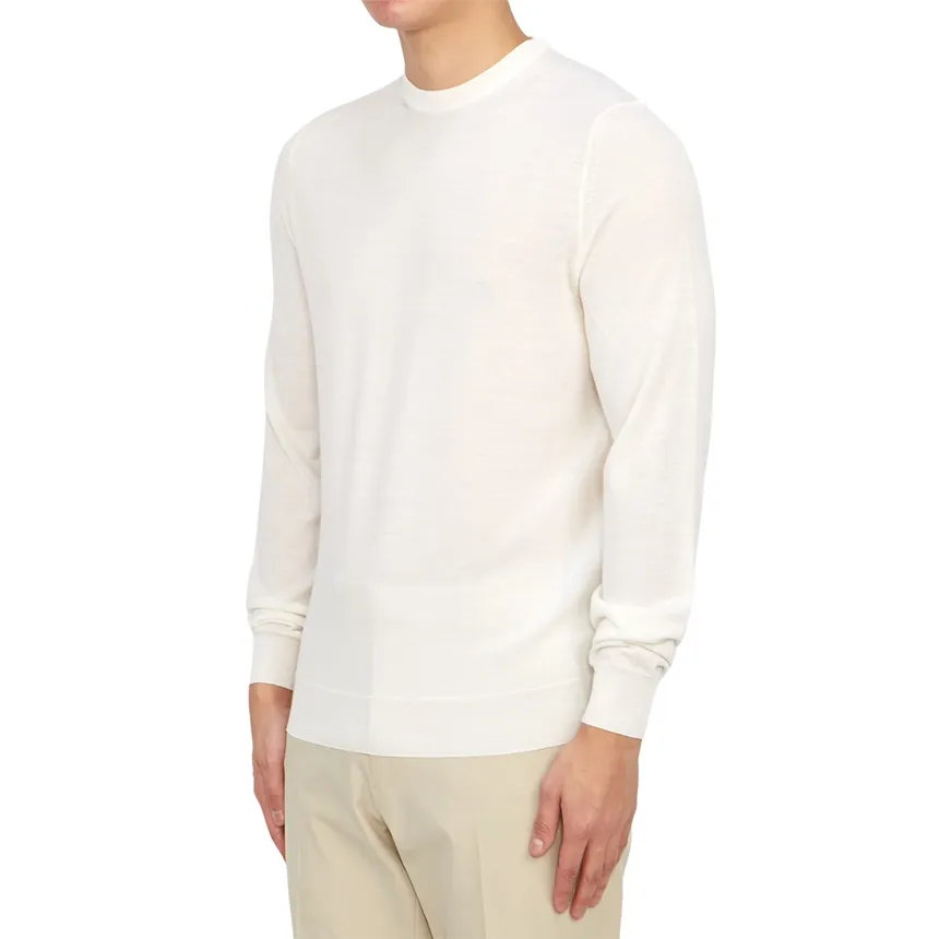 Round Neck Long-Sleeved Sweater