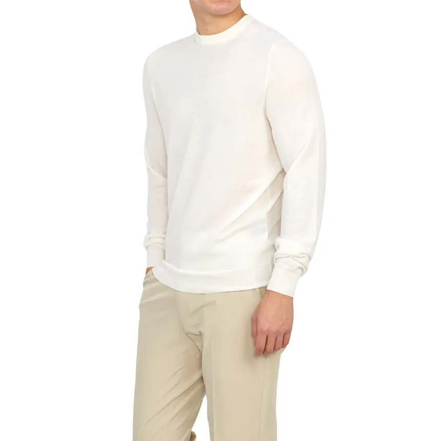 Round Neck Long-Sleeved Sweater