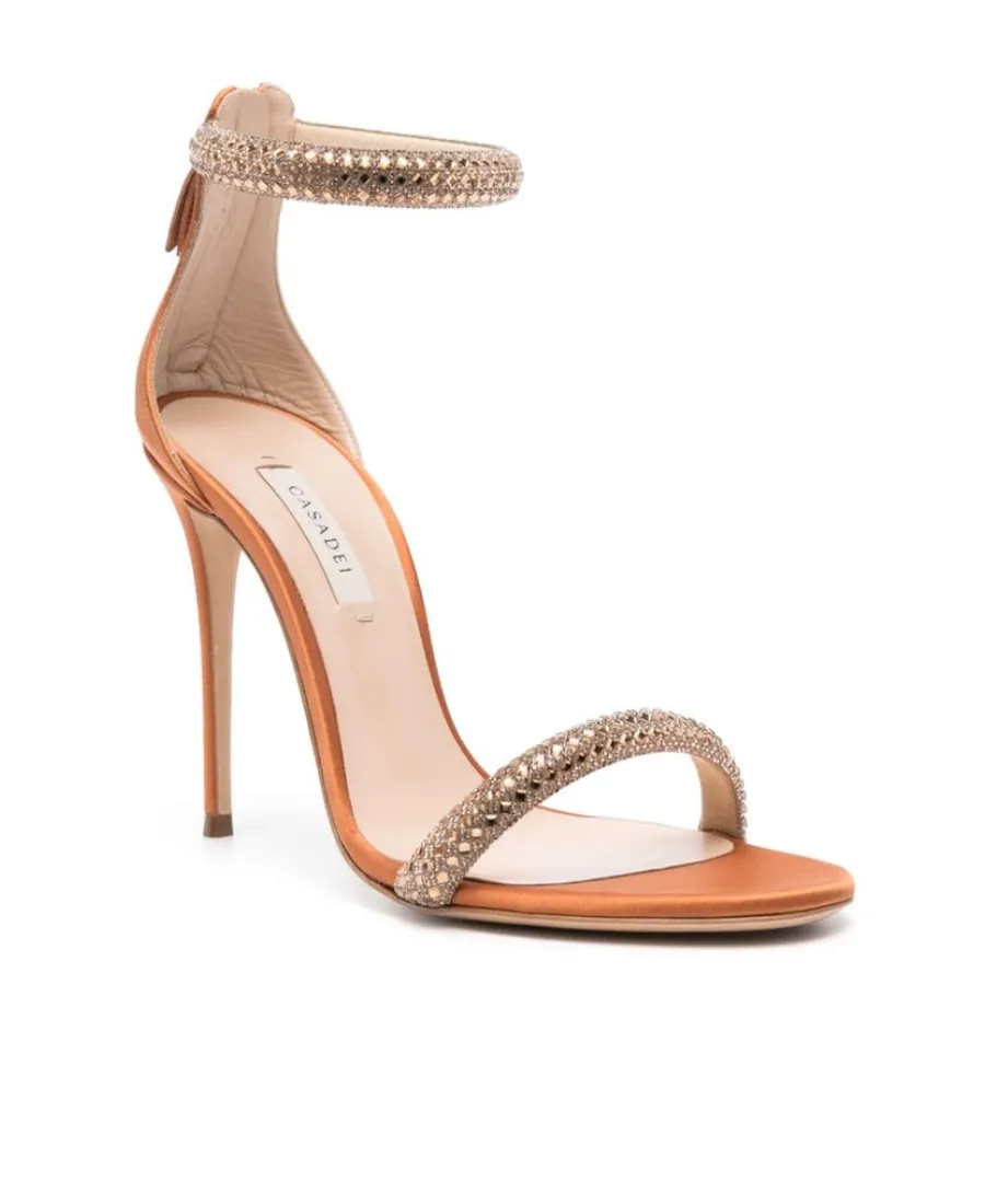 Casadei Scarlet Stratosphere Embellished Open Toe Sandals