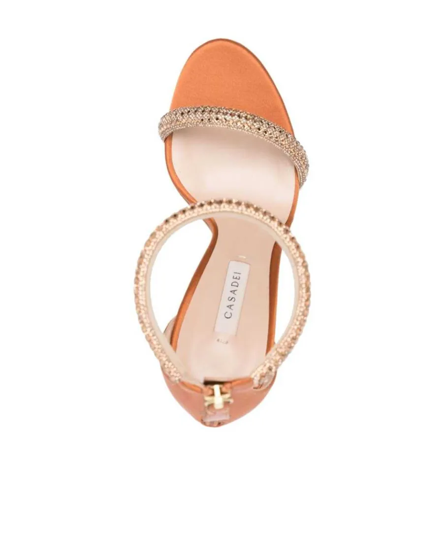 Casadei Scarlet Stratosphere Embellished Open Toe Sandals