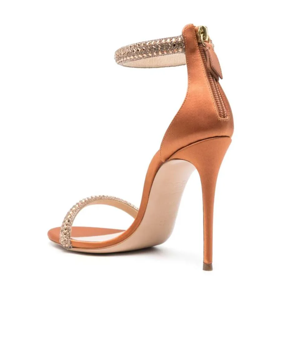 Casadei Scarlet Stratosphere Embellished Open Toe Sandals