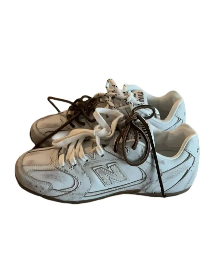 Miu Miu X New Balance 530 Sl Lace-Up Sneakers