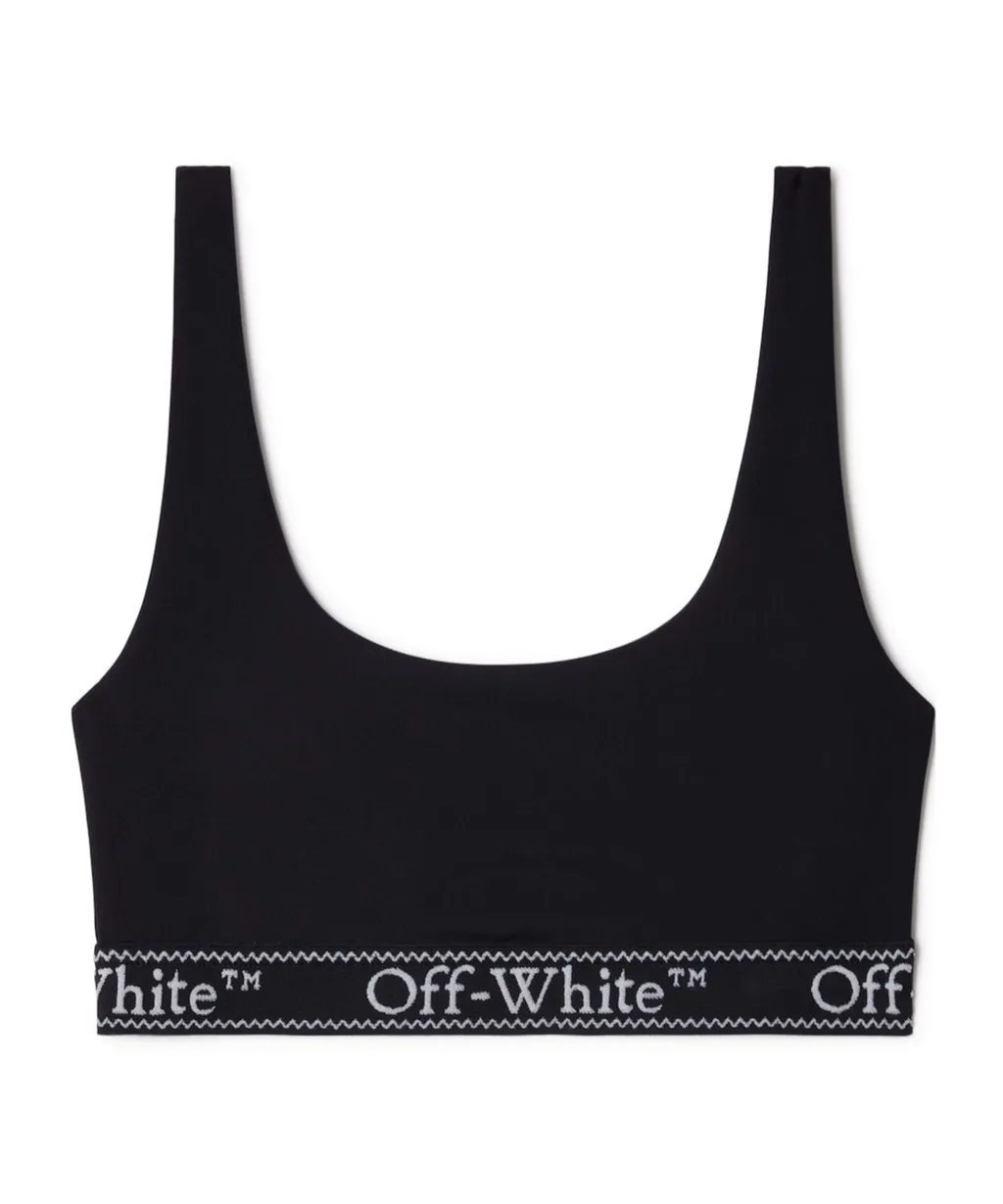 Off-White Straight Hem Cropped Top