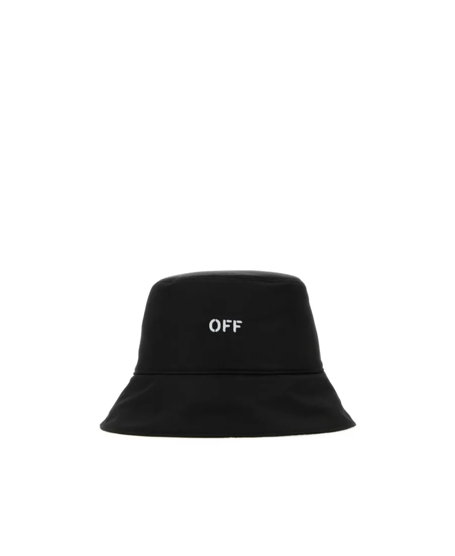 Off-White Logo Embroidered Bucket Hat