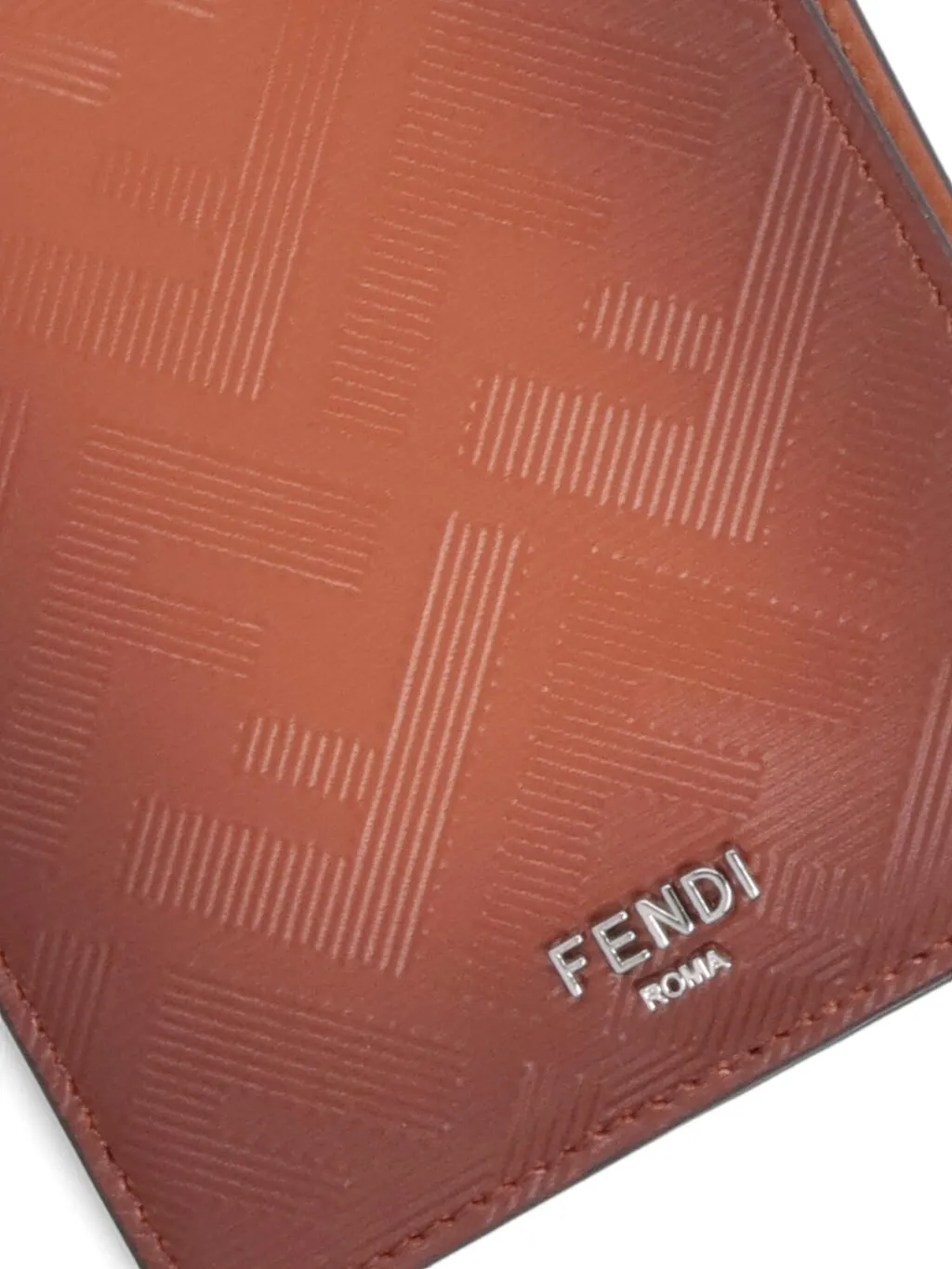 Fendi Logo Plaque Bifold Wallet