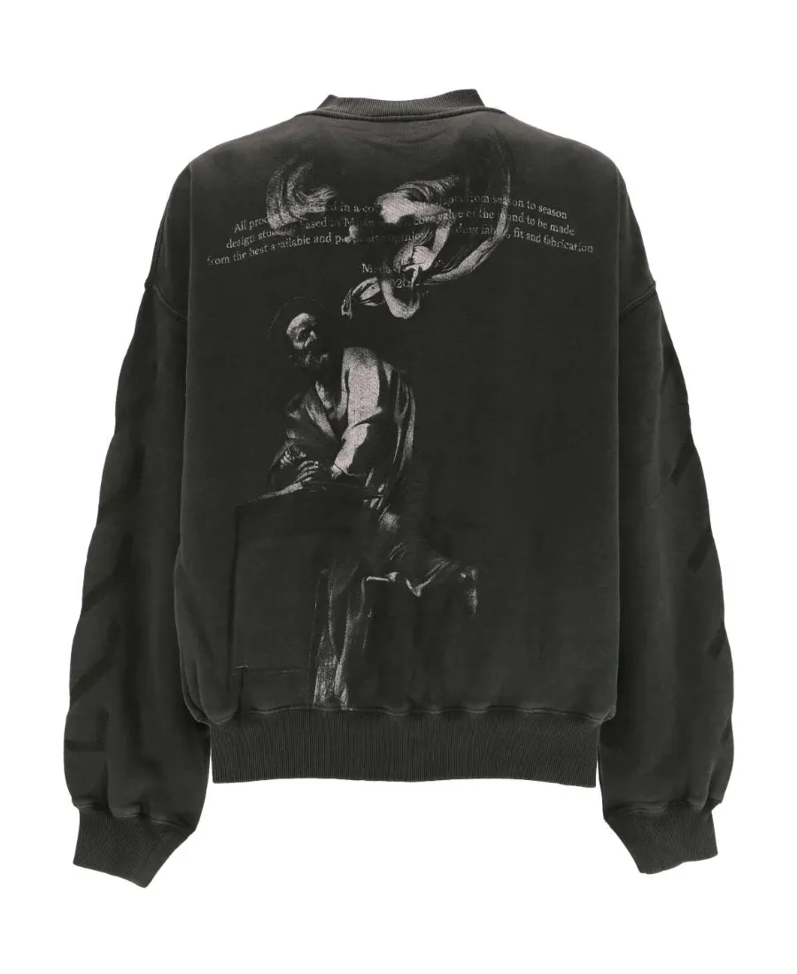 Off-White Logo Printed Crewneck Sweatshirt