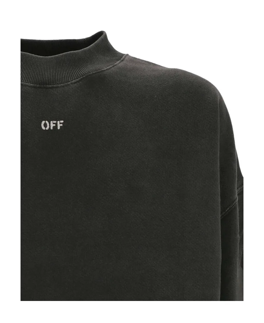 Off-White Logo Printed Crewneck Sweatshirt