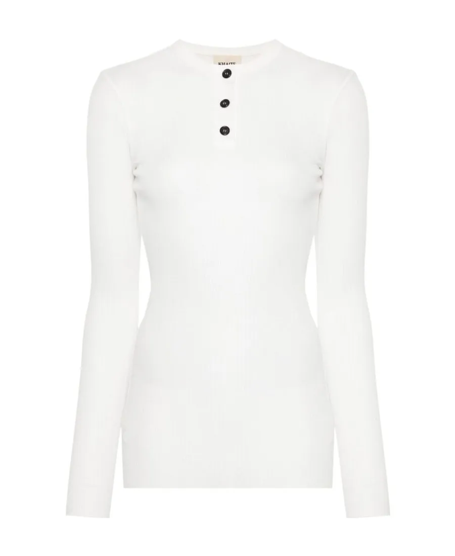 Khaite Long-Sleeved Knitted Top