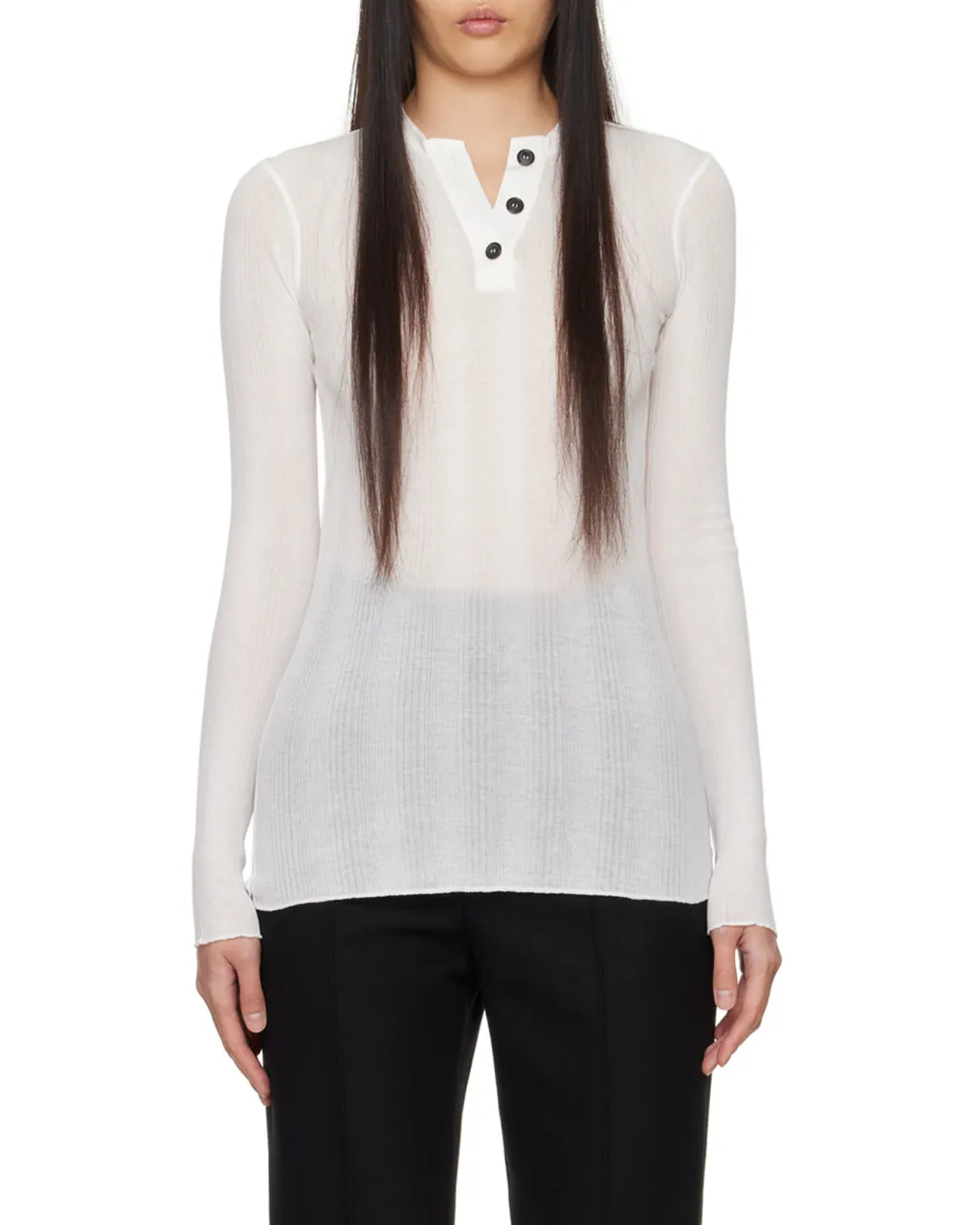 Khaite Long-Sleeved Knitted Top