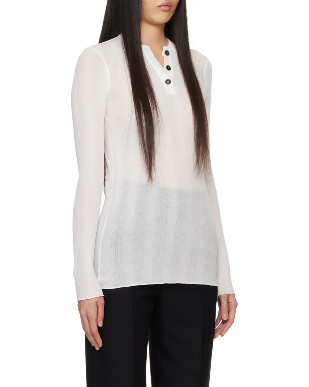 Khaite Long-Sleeved Knitted Top
