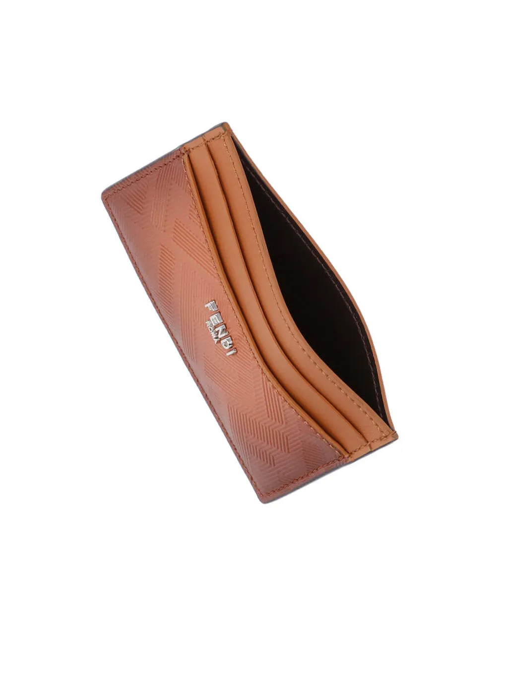 Fendi Logo Plaque Open Top Cardholder