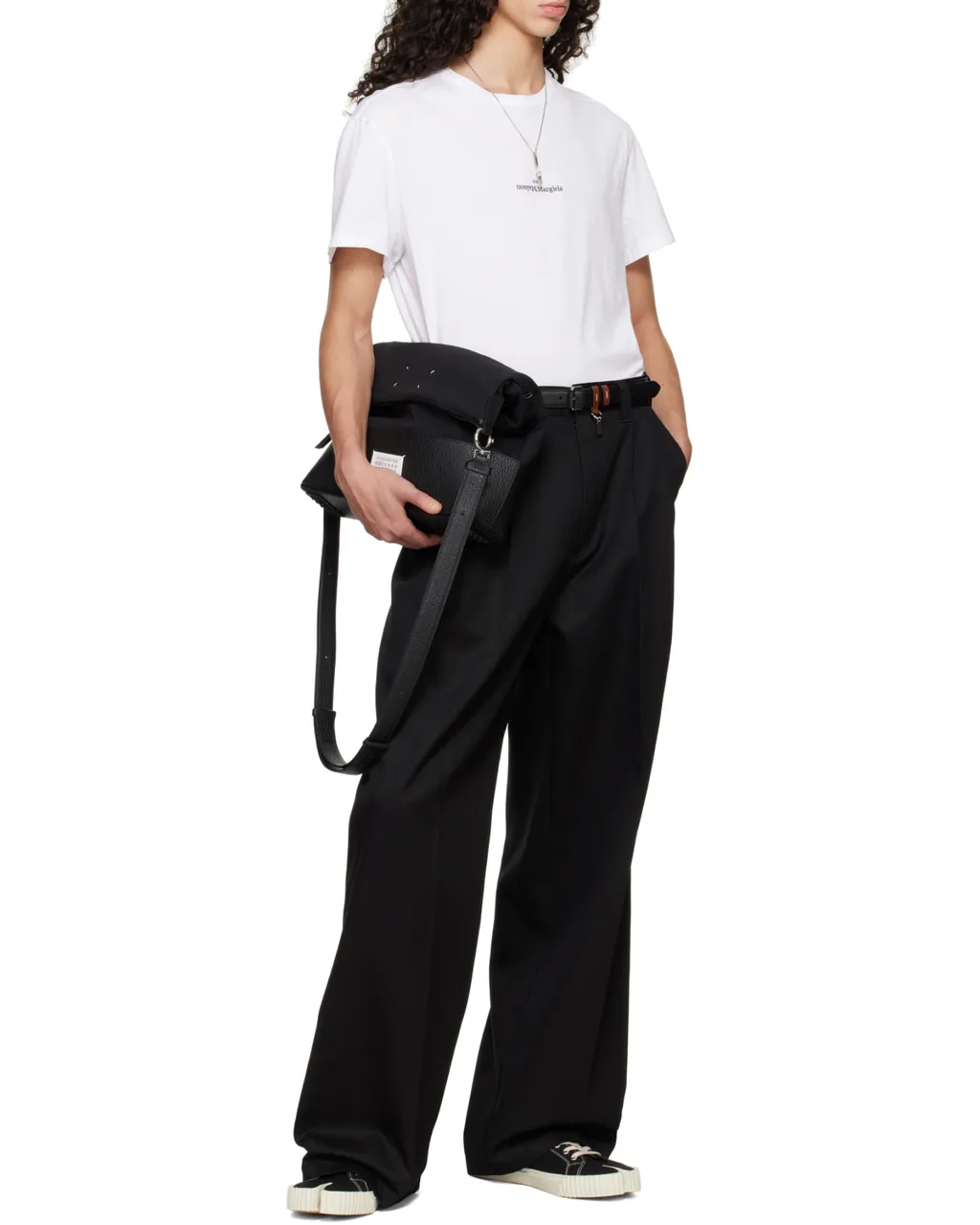 Maison Margiela 5Ac Zip-Up Medium Hobo Bag