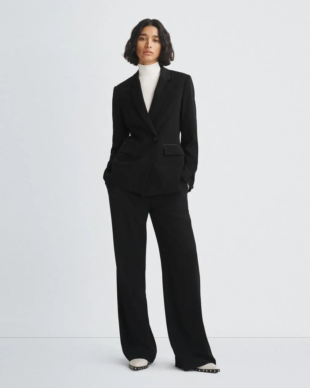 Single-Breasted Suit Jacket
