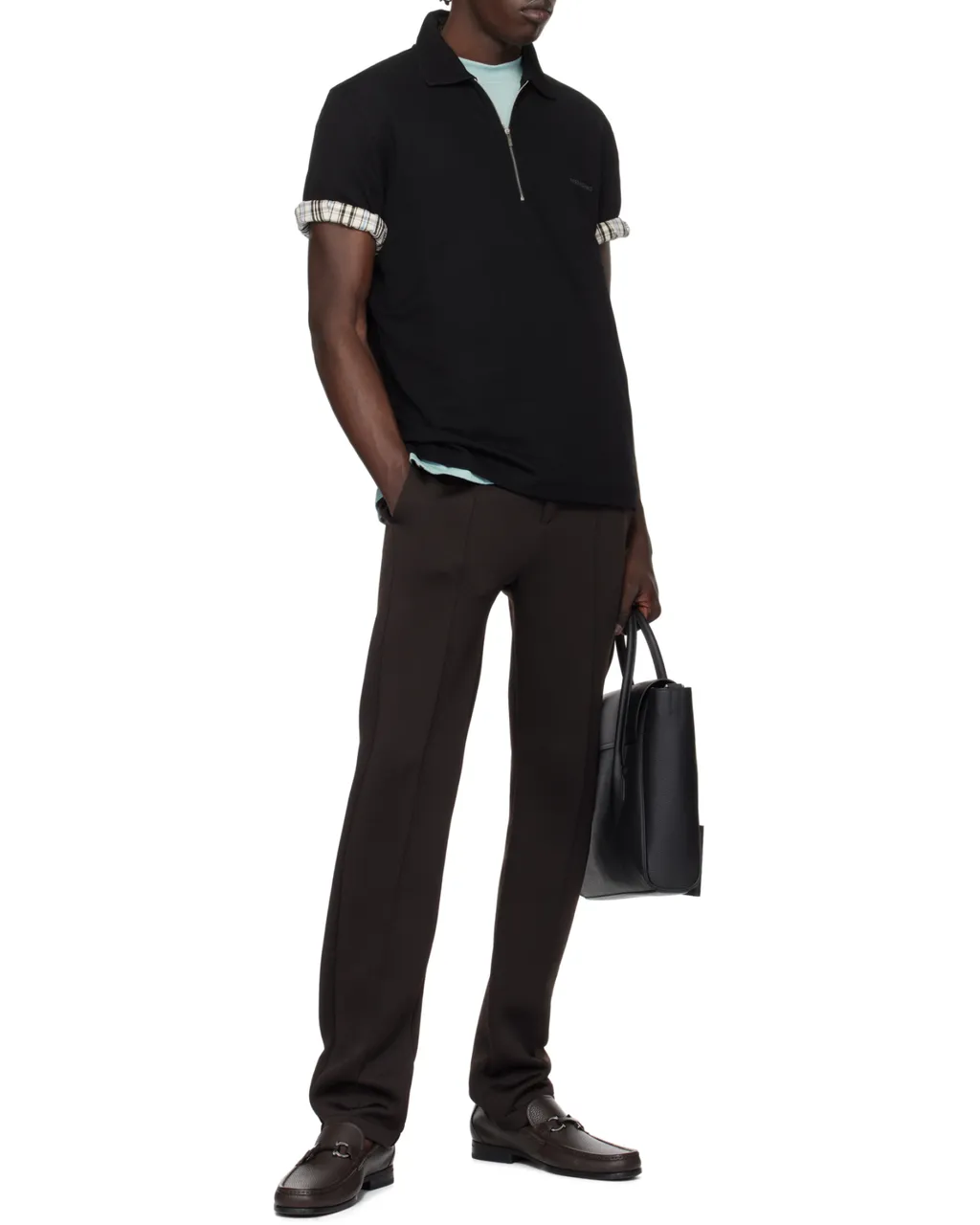 Ferragamo Logo Embroidered Polo Shirt