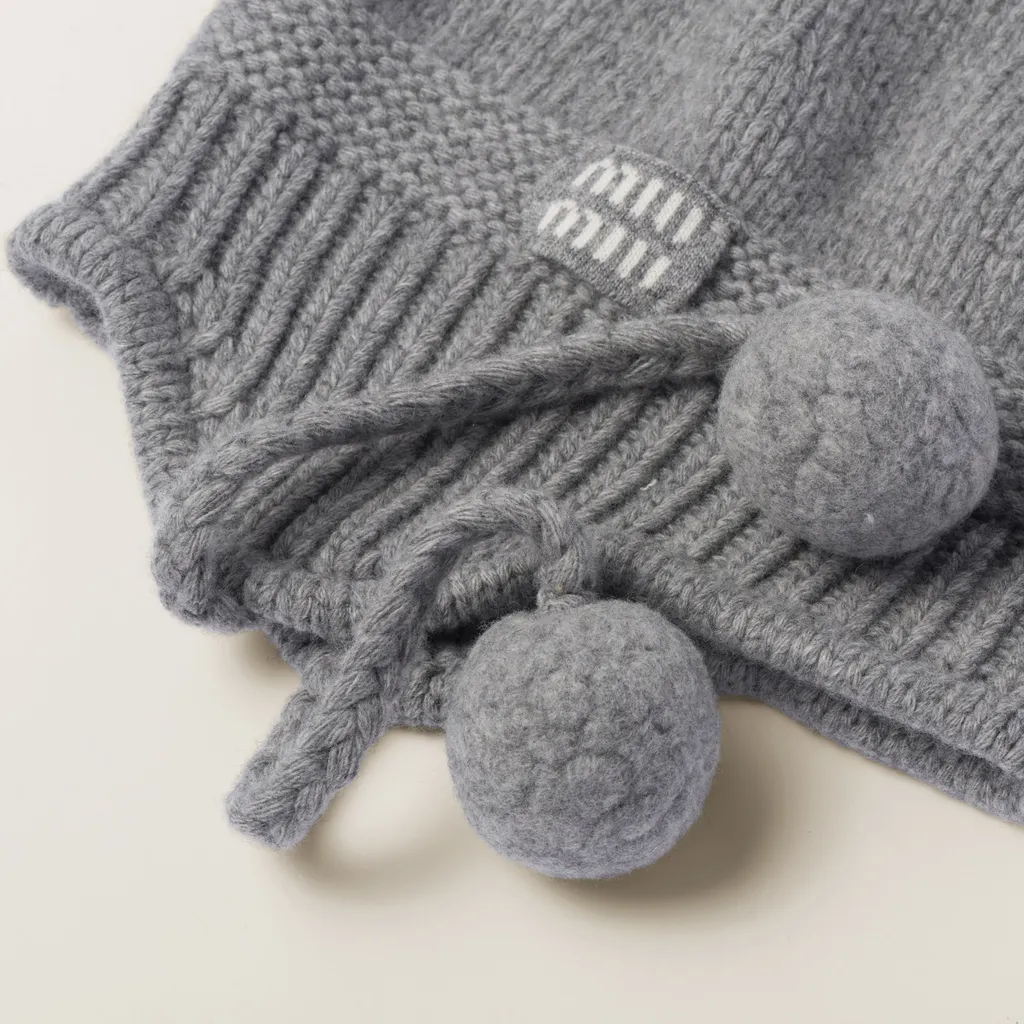 Miu Miu Logo-Patch Beanie