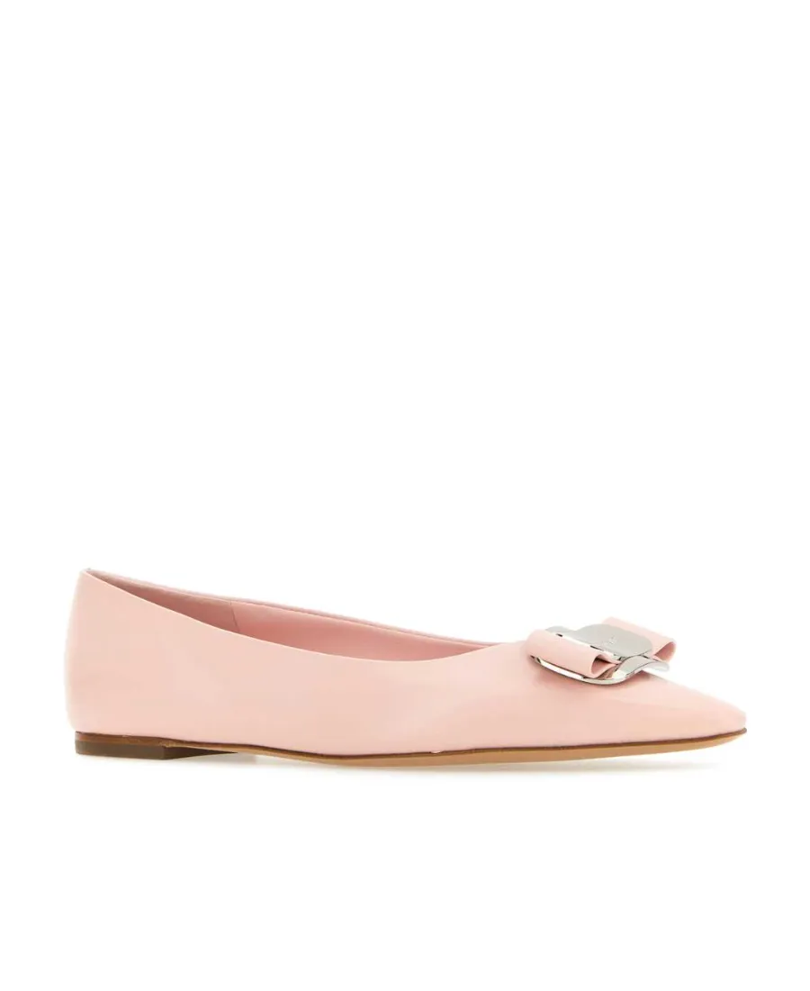 Salvatore Ferragamo New Vara Bow-Detailed Ballet Flats