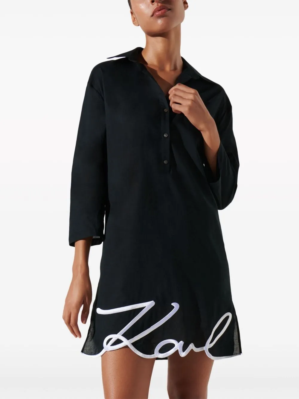 Karl Dna Cotton Beach Dress