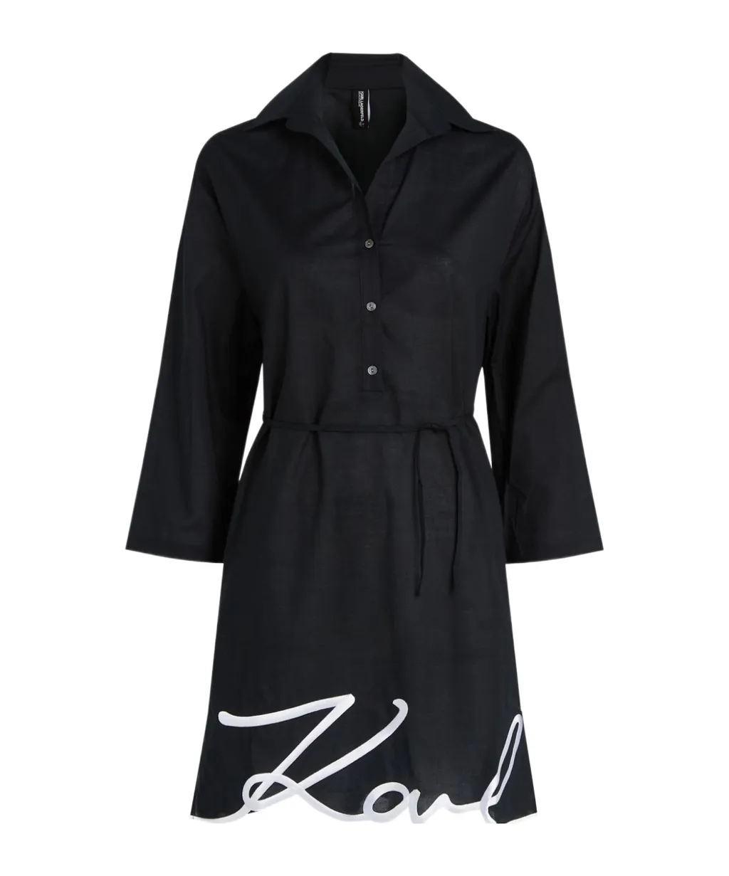 Karl Dna Cotton Beach Dress