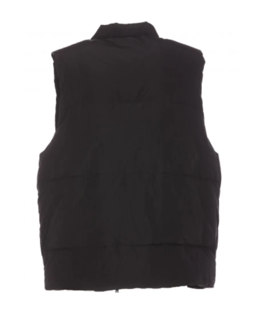 High Collar Sleeveless Vest