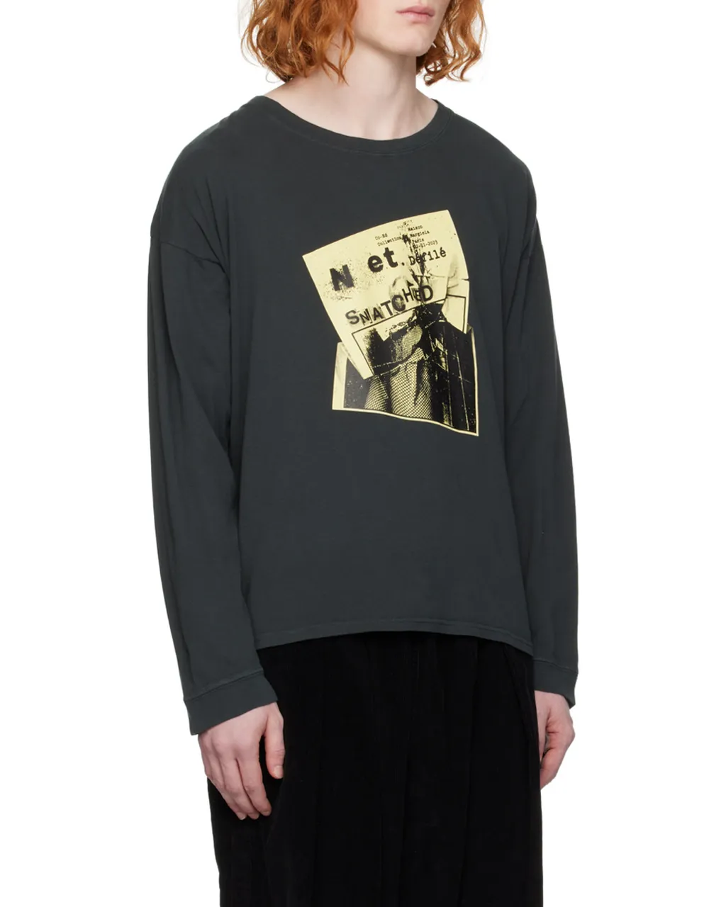 Maison Margiela Graphic Printed Long-Sleeved T-Shirt