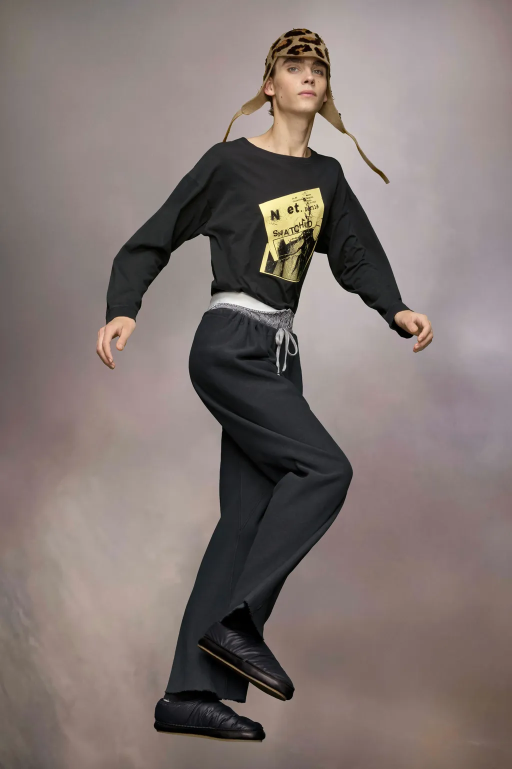 Maison Margiela Graphic Printed Long-Sleeved T-Shirt