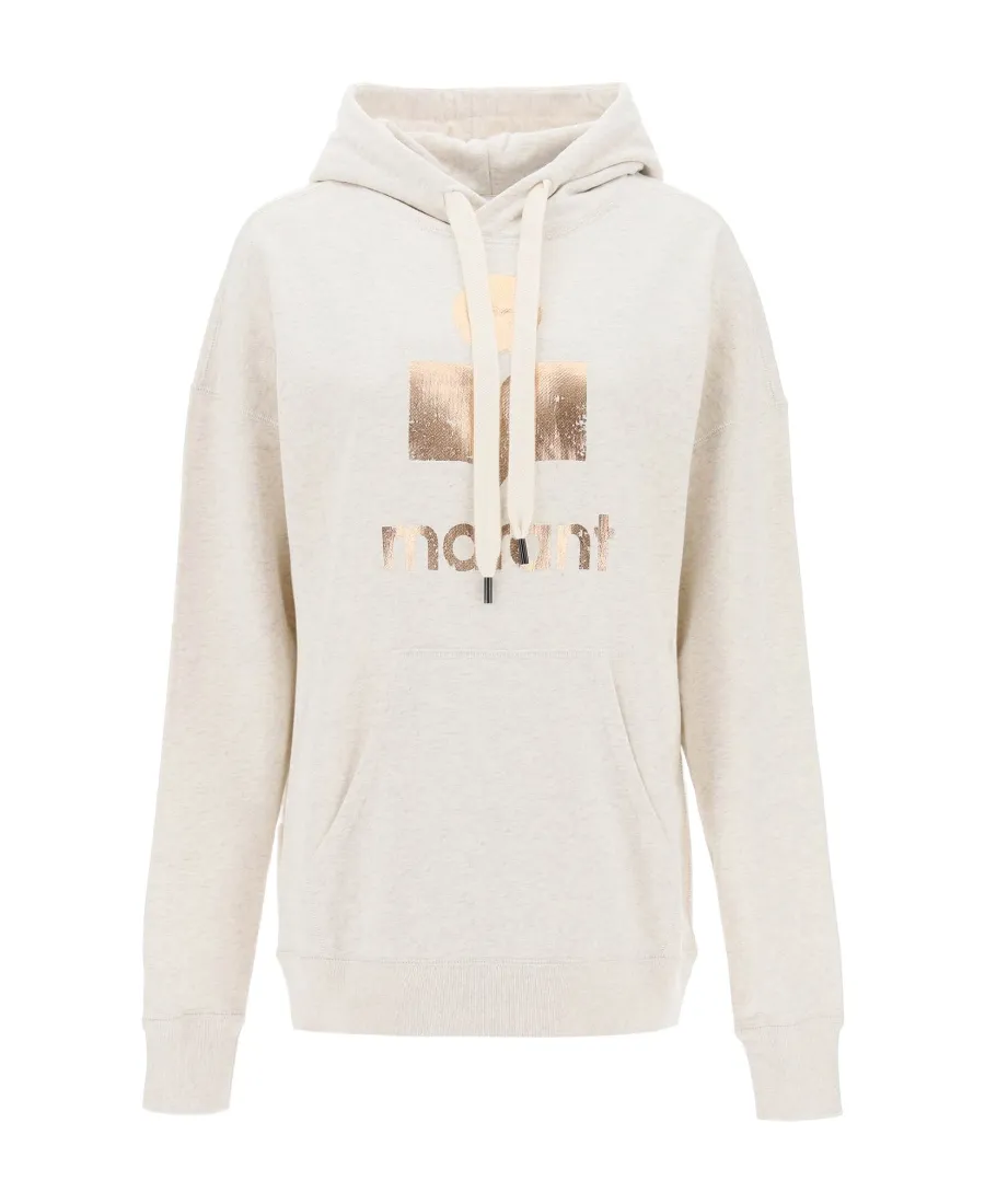 Isabel Marant ÉToile Logo Printed Drawstring Hoodie