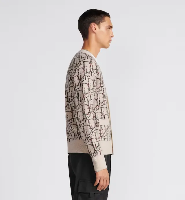 Dior Monogrammed Intarsia Cardigan