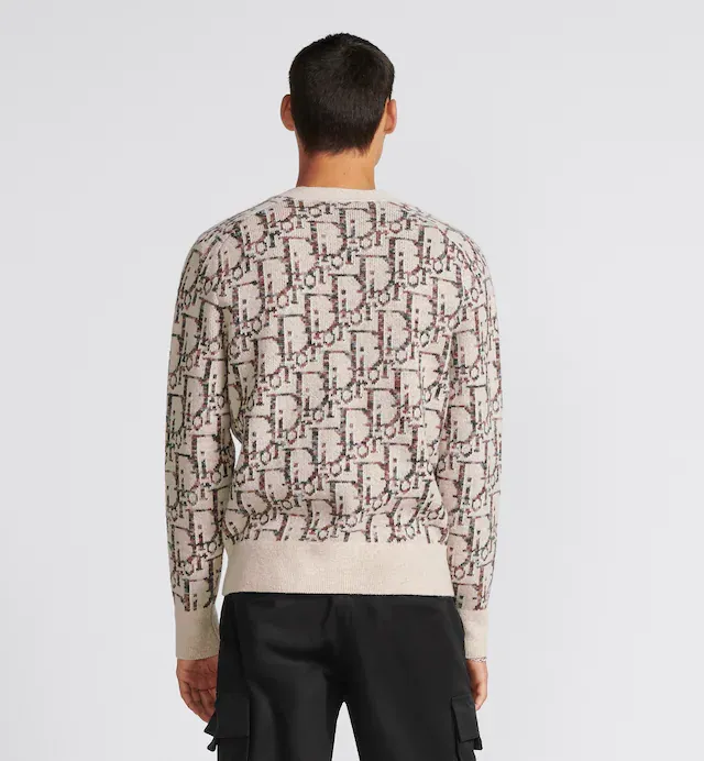 Dior Monogrammed Intarsia Cardigan