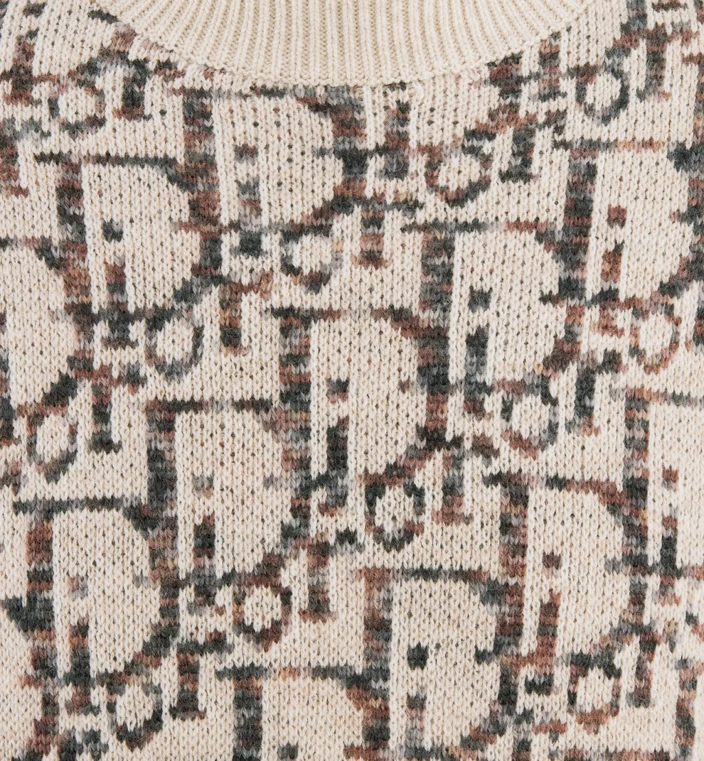Dior Homme Monogrammed Intarsia Sweater