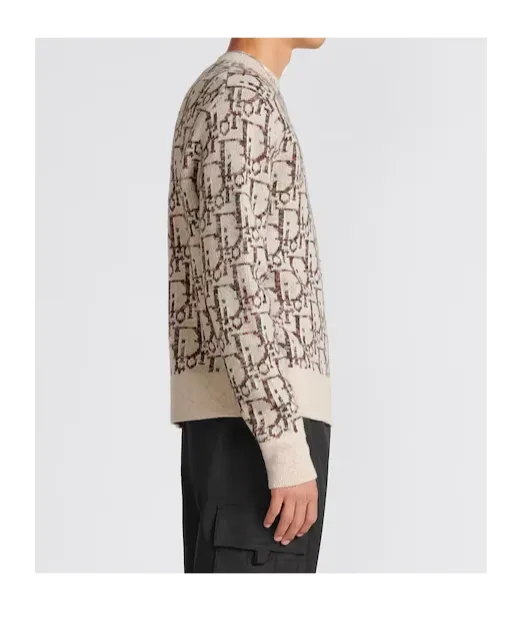 Dior Homme Monogrammed Intarsia Sweater