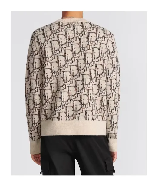 Dior Homme Monogrammed Intarsia Sweater