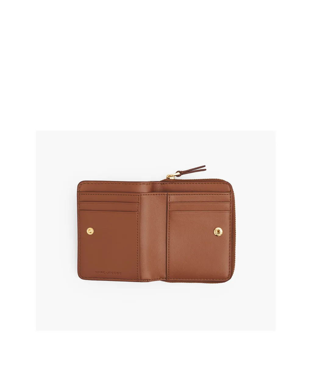 Marc Jacobs Logo Printed Zipped Mini Compact Wallet