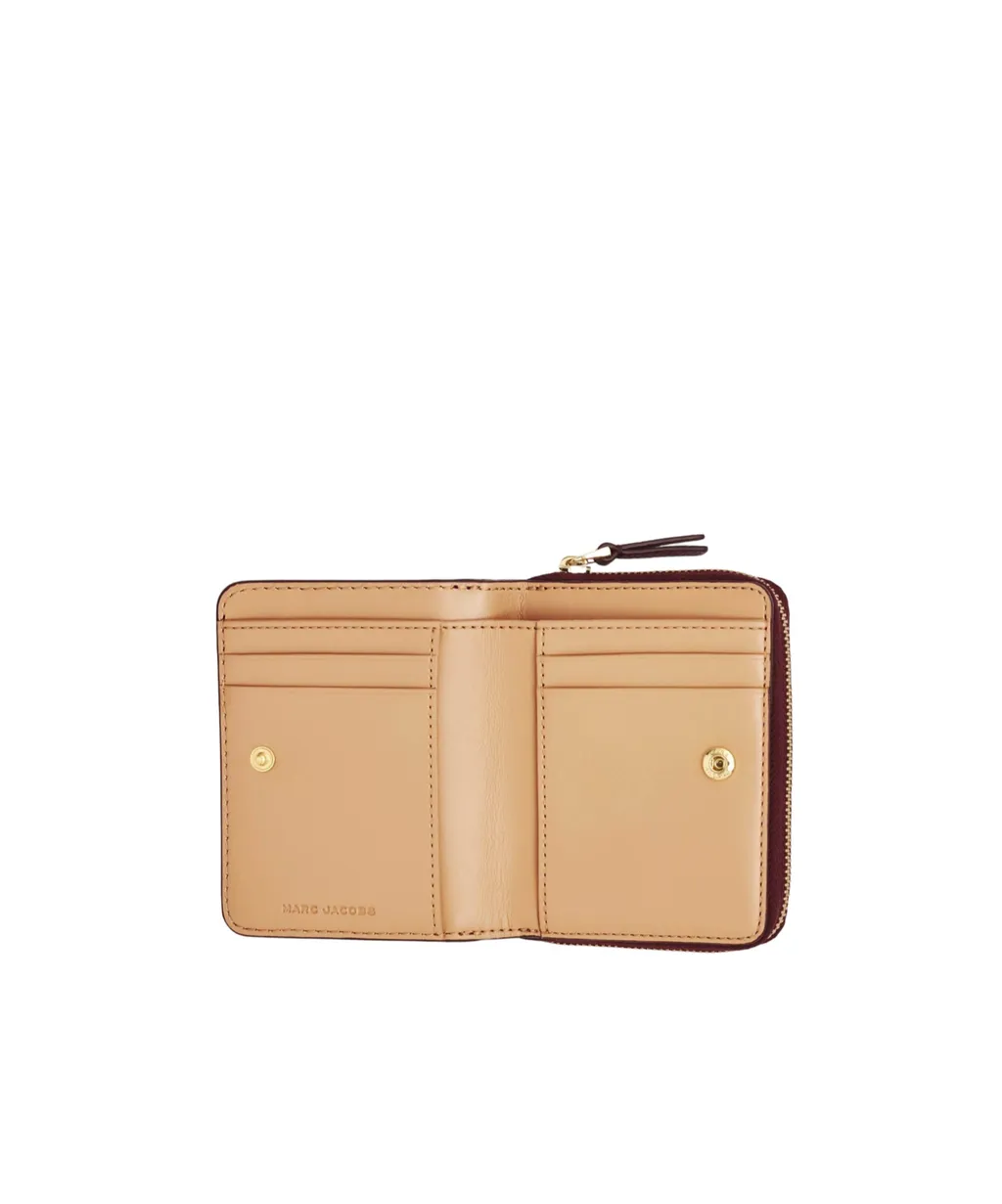 Marc Jacobs Logo Printed Zipped Mini Compact Wallet