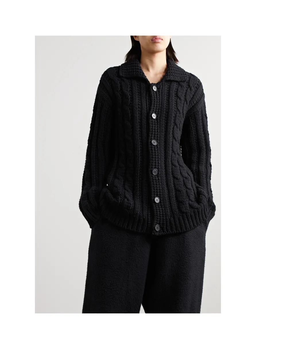 Eleo Cable-Knit Cardigan