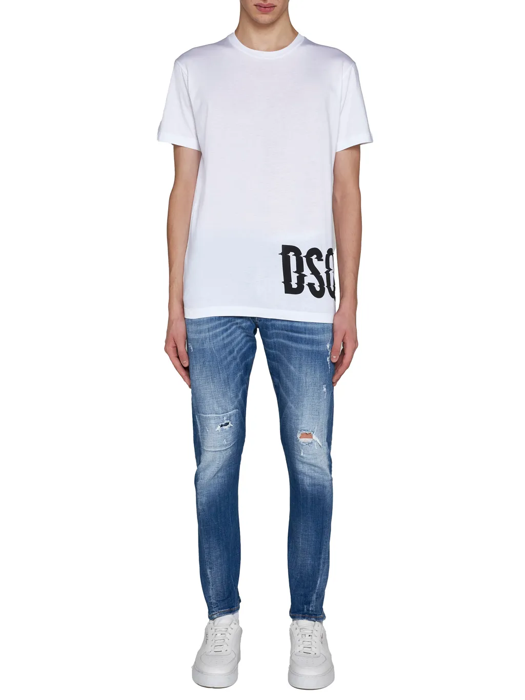 Dsquared2 Logo-Printed Crewneck T-Shirt