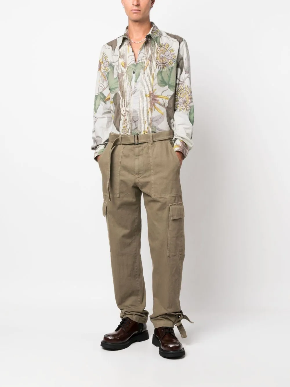 Belt Ring Casual Pants