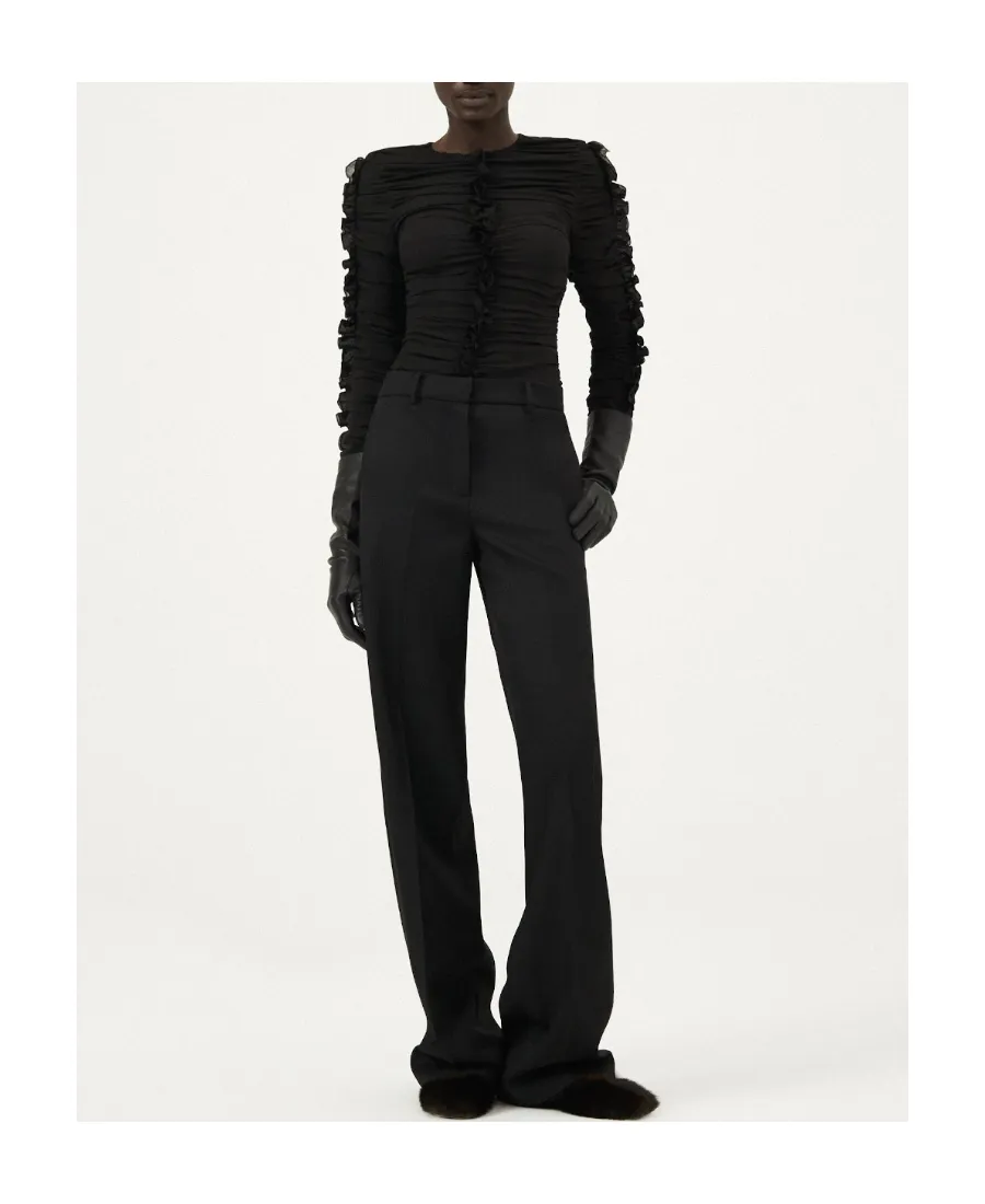 Magda Butrym Long-Sleeved Ruched Top