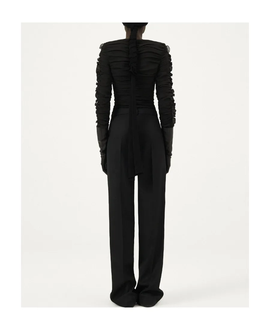 Magda Butrym Long-Sleeved Ruched Top