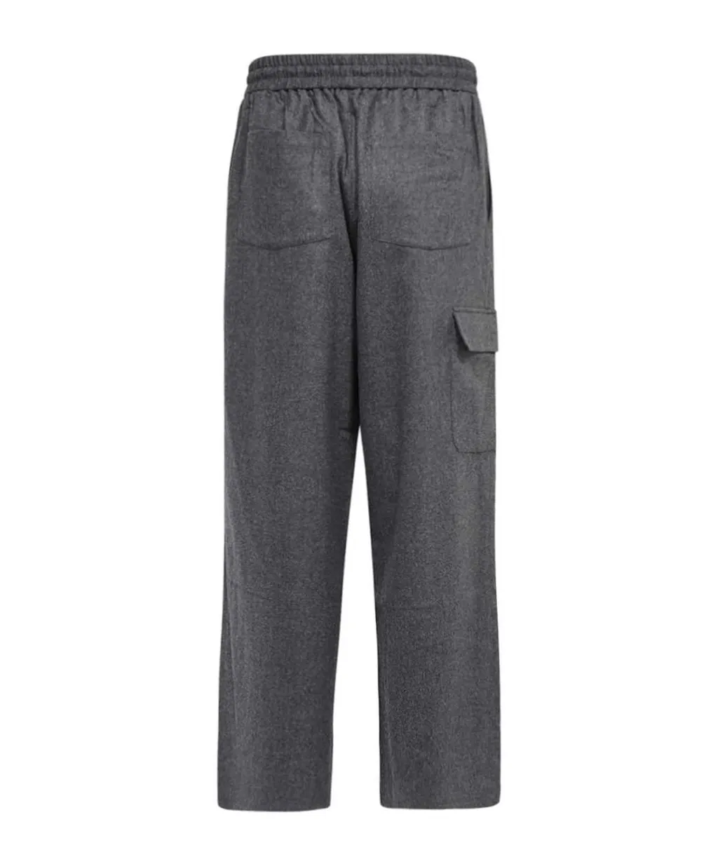 Loose Casual Trousers With Drawstring