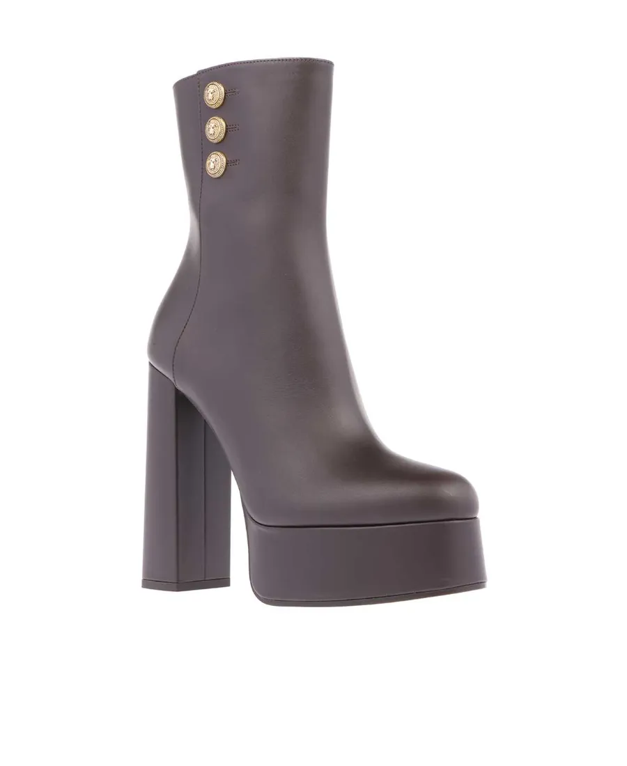 Round-Headed Short Boots