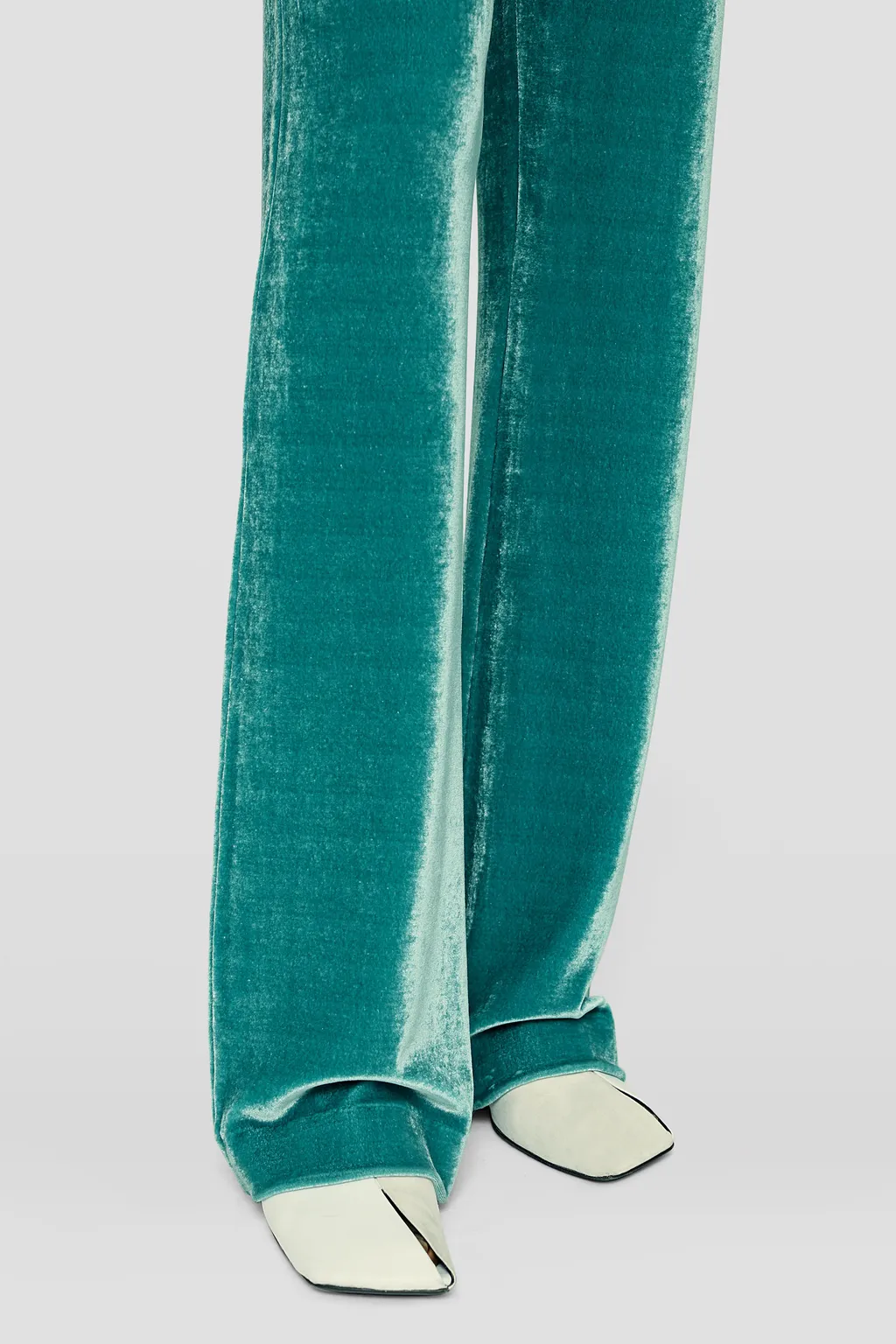 Jil Sander Mid-Waisted Velvet Trousers