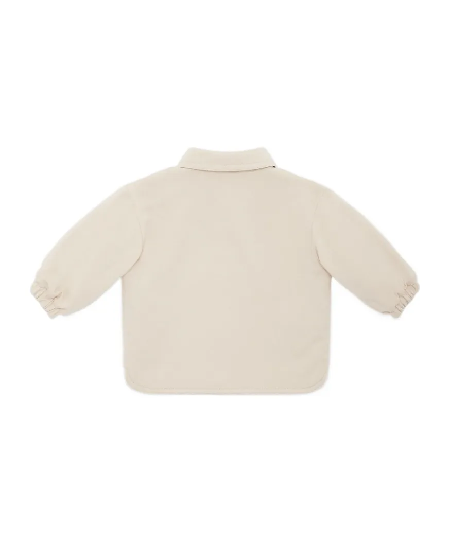 Fendi Kids Fendi Roma Embroidered Reversible Shirt Jacket