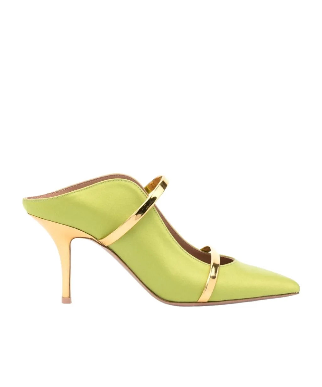 Maureen 70Mm Satin Mules