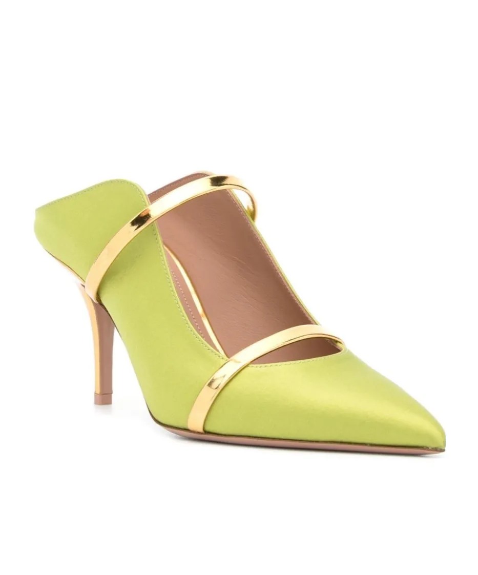 Maureen 70Mm Satin Mules